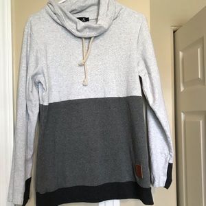 Cowl Neck Mindy Mae’s Market Ampersand Hoodie